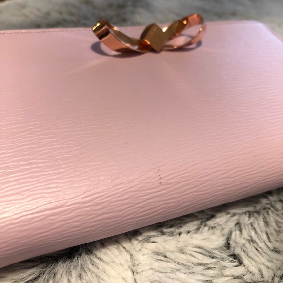 Ted Baker Pink Leather Wallet - Picture 7 of 12